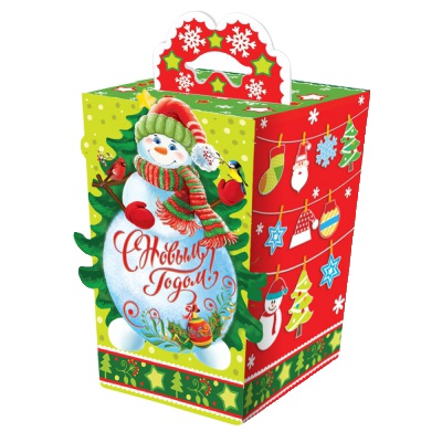 №2 СНЕГОВИКИ 500 грамм новогодний подарок классический (Классический 500г)