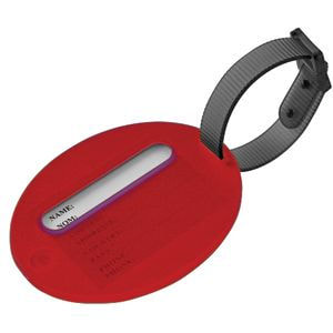 Бирка багажная (Ярко-красный)