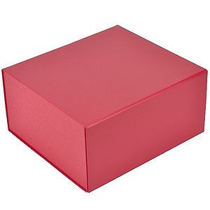 Упаковка подарочная, коробка складная размер 22 x 20 x 11 см (Ярко-красный)