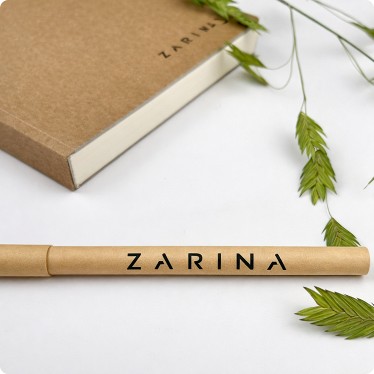 ZARINA eco merch details