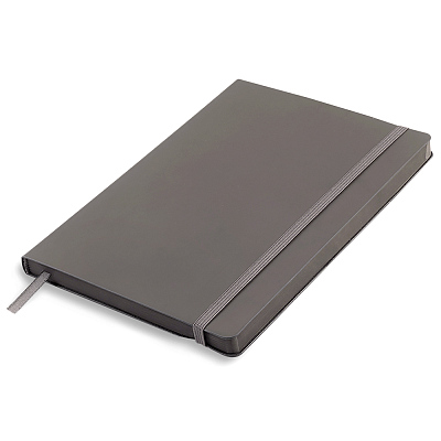 Ежедневник A5 недатированный Montero в мягком переплёте, темно-серый-S (Тёмно-серый)