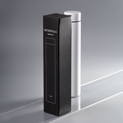 Термобутылка Metropolis, белая