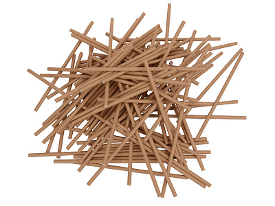 Набор крафтовых трубочек Kraft straw