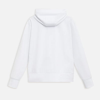 Худи с капюшоном, унисекс Алекс (Alex) белый, размер L