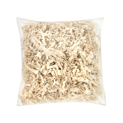 Стружка бумажная  3 мм, 50 гр (Бежевый)