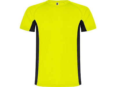 Спортивная футболка Shanghai детская (Неоновый желтый/черный)