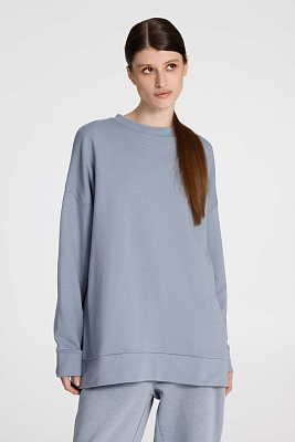 Свитшот унисекс S2, синий (Серый)