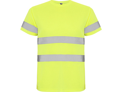Футболка со светоотражающими полосами Delta, мужская (Неоновый желтый)