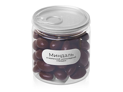 Миндаль в молочной шоколадной глазури Glazura, 140 гр (Коричневый)