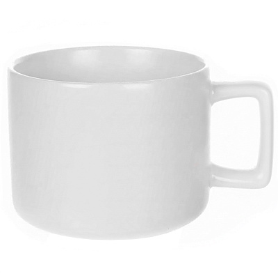 Кружка керамическая Geometry, белая (Белый)