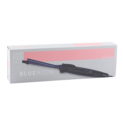 Плойка для волос DEWAL BEAUTY Blue Moon, 9 мм, черная