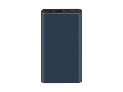 Внешний аккумулятор Mi Power Bank 3 18W Fast Charge, 10000 мАч (Темно-синий)