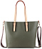 Сумка-шоппер BUGATTI Ella, оливковая, полиуретан, 47,5х12х32 см - Фото 5