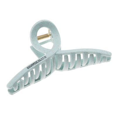 Заколка-краб для волос Dewal Beauty 1 шт/ уп.мятная, форма бабочка (Мятный)