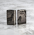 Зажигалка ZIPPO Wolves Design с покрытием Black Ice®, латунь/сталь, чёрная, глянцевая, 38x13x57 мм - Фото 8