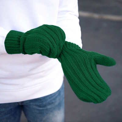 Варежки вязаные НАСВЯЗИ© шерсть/акрил