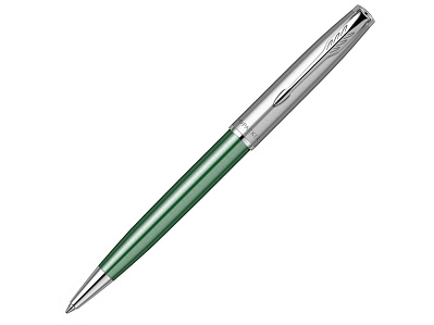 Ручка шариковая Parker Sonnet Essentials Green SB Steel CT (Зеленый, серебристый)