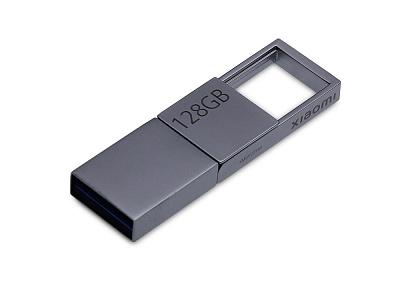 USB 3.0-флешка на 128 Гб с разъемами USB-A и Type-C (Серебристый)