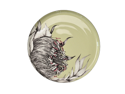 Тарелка PLATE 2 DRA (Зеленый)