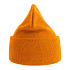 Шапка вязаная PURE  с отворотом из пряжи Polylana® горчичный - Фото 7