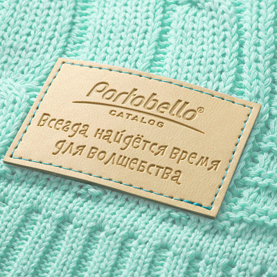 Плед Мальта Софт (Malta Soft) вязаный, 160*90 см, синий