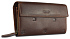 Кошелек Mano "Don Leon", натуральная кожа в коричневом цвете, 19 х 10 см - Фото 2