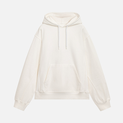 Худи релакс унисекс Адвенче (Adventure), белый, размер XS/S