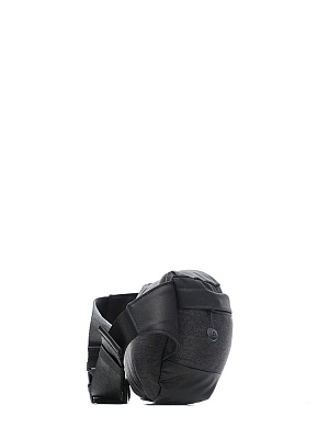 Сумка на пояс BUGATTI Universum, графитовая, полиэстер меланж/тарпаулин, 27х5х15 см, 1 л