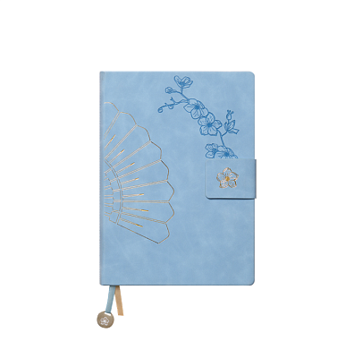 Ежедневник B2Book Medio Vertical 1/2 недатированный, голубой/бежевый (Голубой, бежевый)