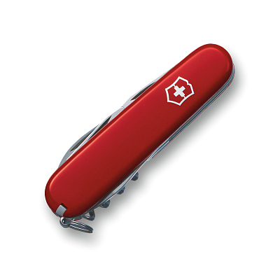Нож перочинный VICTORINOX Spartan, 91 мм, 12 функций, красный