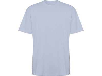 Футболка оверсайз Bull, унисекс (Спокойный синий)