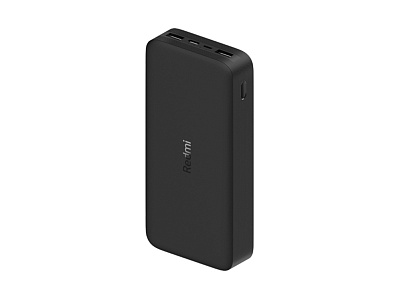 Внешний аккумулятор Redmi 18W Fast Charge Power Bank, 20000 мАч (Черный)