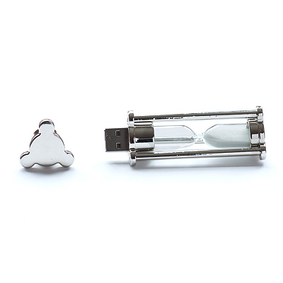 Стекло 10 Песочные часы, белый, 4Гб