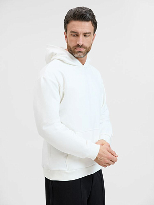 Худи унисекс оверсайз Songo, молочно-белое