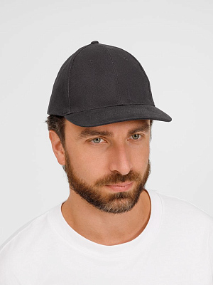 Бейсболка Buffalo, темно-серая (графит)