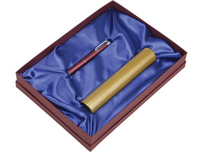 Подарочный набор Свет в конце тоннеля (Бордовый/золотистый)