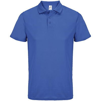 Рубашка поло унисекс Pitcher, ярко-синяя (royal) (Синий)