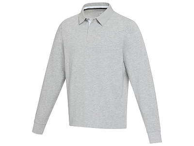 Толстовка-поло Clyde унисекс (Серый меланж)