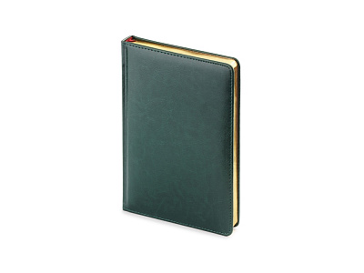 Ежедневник недатированный А4 Sidney Nebraska с серебряным срезом (Зеленый)