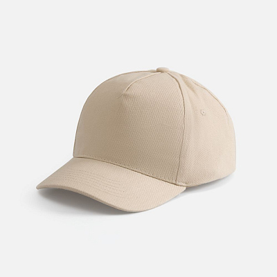 Бейсболка Long Beach, бежевая (Бежевый)