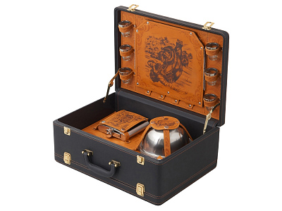 Подарочный набор (Темно-коричневый)