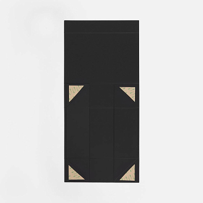 Коробка складная Quadra Fold, черная