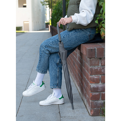 Зонт-трость Фантом (Phantom), серый