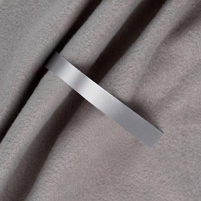 Лента сатиновая Satin 10 S, серая, 20 см (Серый)