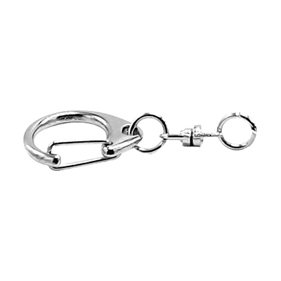 Карабин для флешки Designer Серебристый (Серебристый)