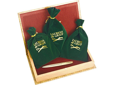 Набор Галеон: портмоне, визитница, лупа, ручка шариковая (Коричневый, золотистый)