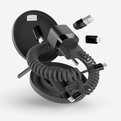 Зарядное устройство Vonmahlen Allroundo GaN, черное (Чёрный)