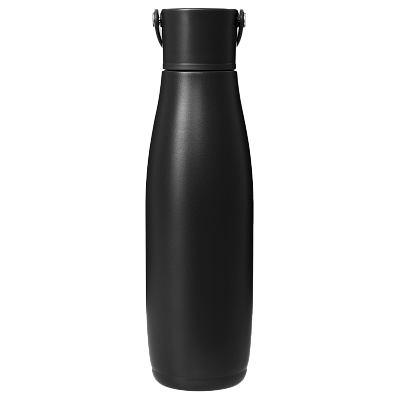 Термобутылка вакуумная герметичная Bosca, черная (Чёрный)