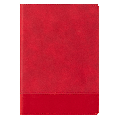 Ежедневник Intero Horizontale 1/5 недатированный, красный (Красный, белый)