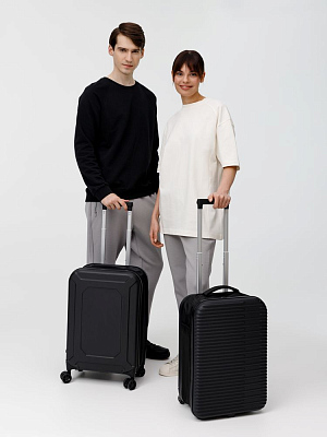 Чемодан Platta, черный